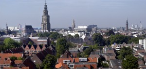 2705'2005 skyline centrum Groningen foto: Elmer Spaargaren
